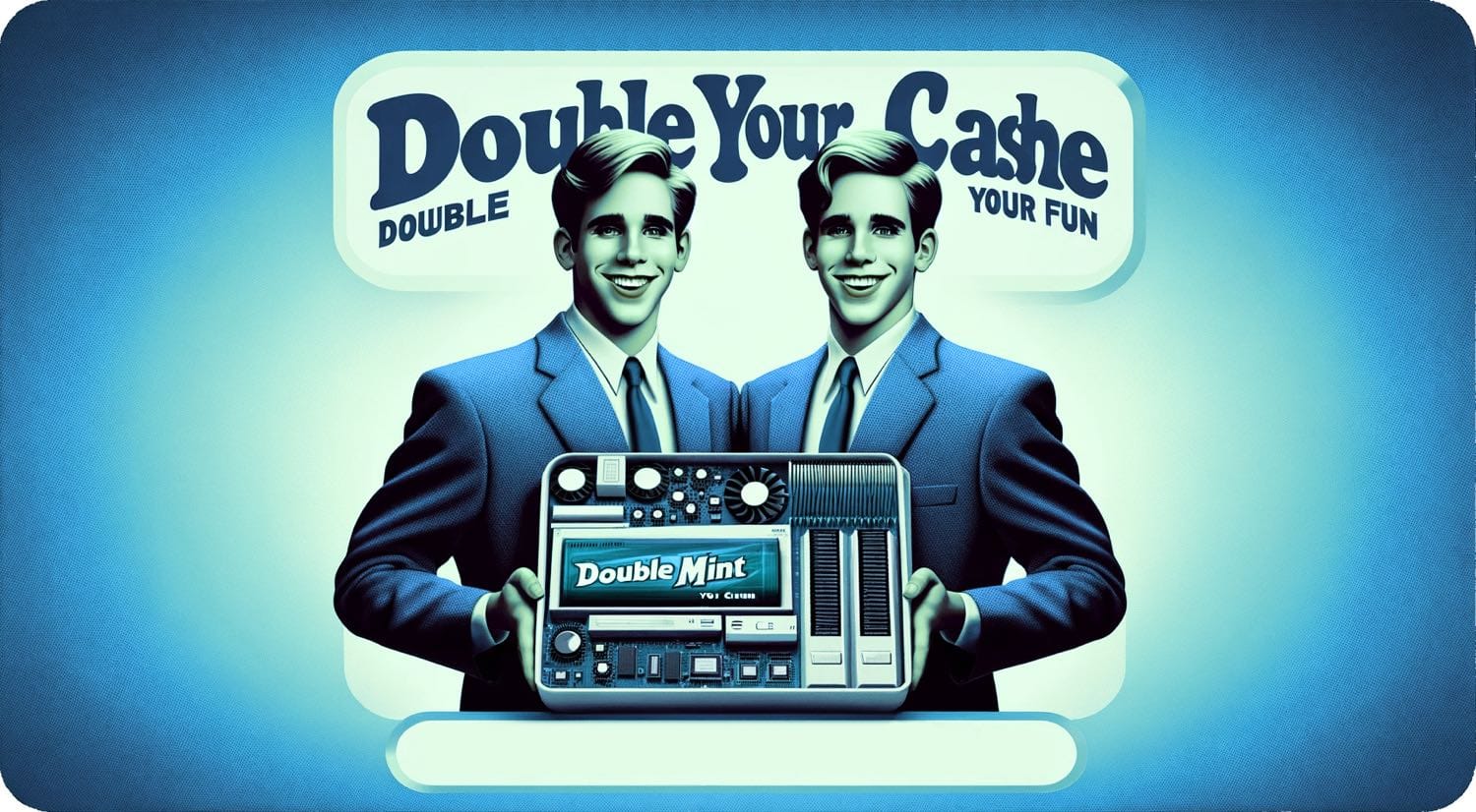 Double Your Cache, Double Your Fun